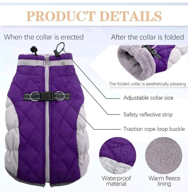 Lelepet Warm Dog Winter Coat