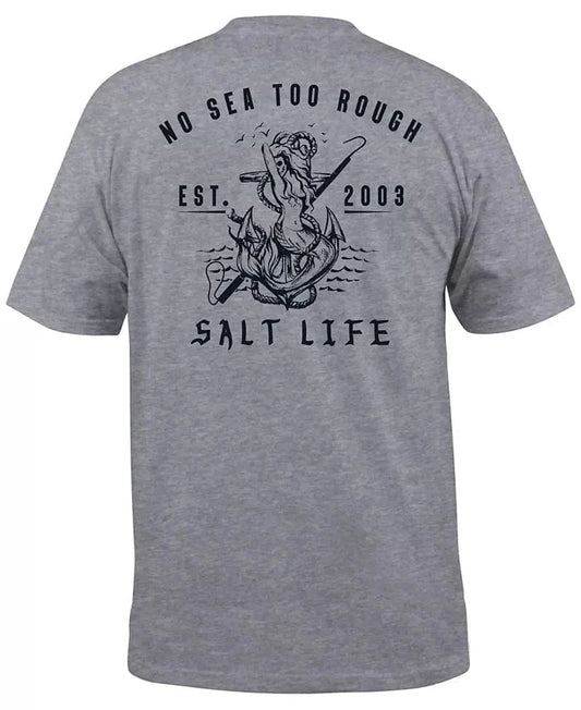 SALT LIFE Mens Tops S / Grey SALT LIFE - Short Sleeve T-Shirt