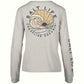 SALT LIFE M / White SALT LIFE - Coastline Dreaming Long Sleeve Boyfriend Tee