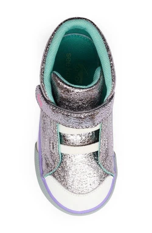 SEE KAI RUN Baby Shoes 23 / Silver SEE KAI RUN - Baby - Belmont Sneakers