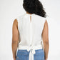 SELF ESTEEM Womens Tops XS / White SELF ESTEEM - Frill design blouse