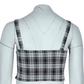 SELFIE Womens Tops XL / Multi-Color SELFIE - Plaid side zipper crop top