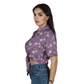 SELFIE Womens Tops SELFIE - Printed Flowers All Over