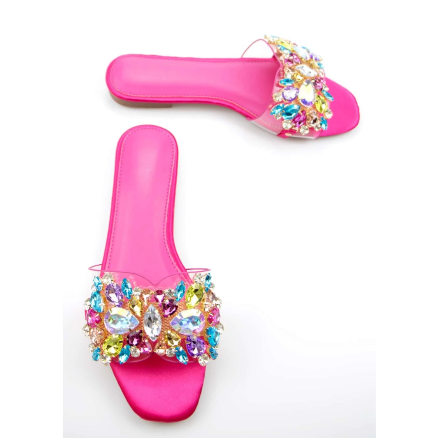 SHEIN - Embellished Slippers