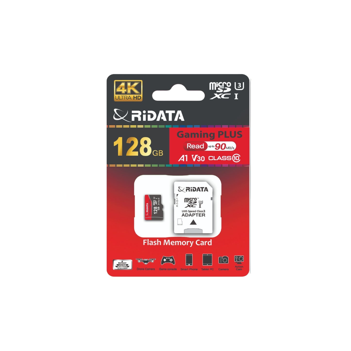 RIDATA - Micro SD 128GB V30