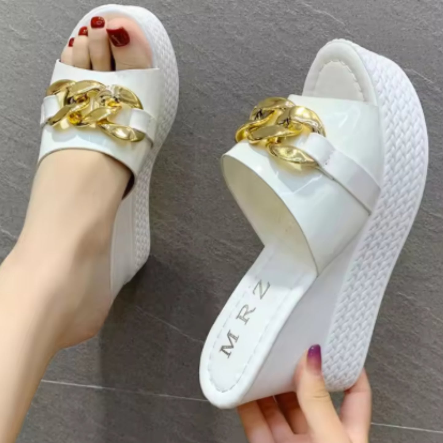 SHEIN - Wedge Sandals