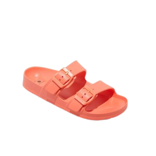 SHADE & SHORE Women Shoes 37 / Coral SHADE & SHORE - Neida EVA Two Band Slide Slipper