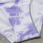 SHEIN Shein Girls Swimwear L / Multi-Color SHEIN - Tie Dye Criss Cross Wrap Bikini