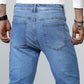 SHEIN Shein Mens Bottoms M / Blue / 31-33 SHEIN -  Men's Solid Color Slim Fit Long Light Jean