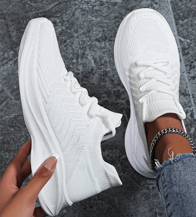 SHEIN Shein Mens Shoes 44 / White SHEIN -  Casual Comfortable Breathable Non-Slip Sneakers Running Shoes