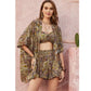 SHEIN Shein Women Sets M / Multi-Color / 28 SHEIN - 3pcs Bohemian Beachy Print Casual Set