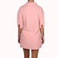 SHEIN Shein Women Sets M / Pink / 28 SHEIN - Button up closure Shirt shorts set