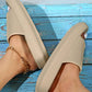 SHEIN Shein Women Sets 38 / Beige SHEIN - Solid Color Casual Thick Sole Waterproof Non-Slip Cloud Slipper