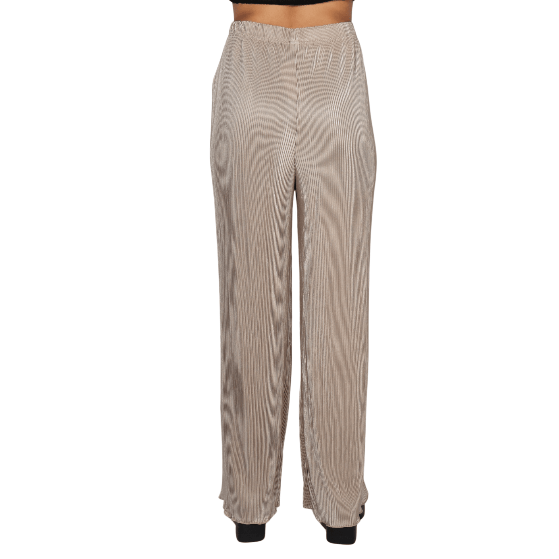 SHEIN Shein Womens Bottoms M / Beige / 28-29 SHEIN - Elastic Waist Pant