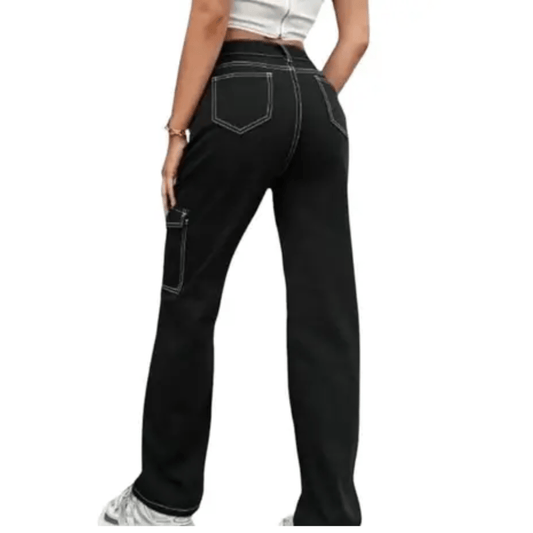 SHEIN Shein Womens Bottoms XL / Black / 44 SHEIN -Fit Cargo Pants