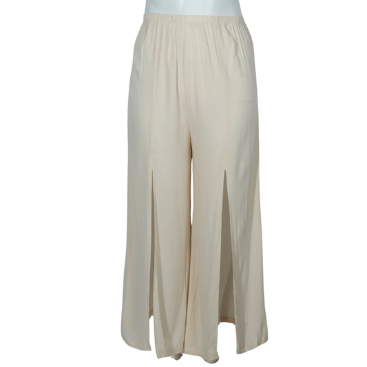 SHEIN Shein Womens Bottoms L / Beige / 40-42 SHEIN - Open Side Leg Pant