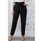 SHEIN Shein Womens Bottoms XL / Black / 32 SHEIN - Paperbag Waist Belted Pants