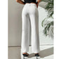 SHEIN Shein Womens Bottoms XXS / White / 24 SHEIN - PETITE Solid Button Front Pants