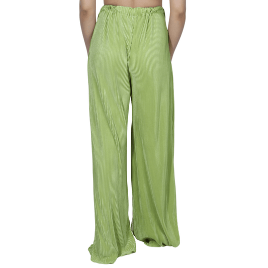 SHEIN Shein Womens Bottoms S / Green / 36 SHEIN - Pleated flowy solid pants