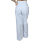 SHEIN Shein Womens Bottoms M / White / 36 SHEIN - Ripped knee solid denim pants