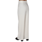SHEIN Shein Womens Bottoms Tall S / White / 26-27 SHEIN - Ruched Wide Leg Pant