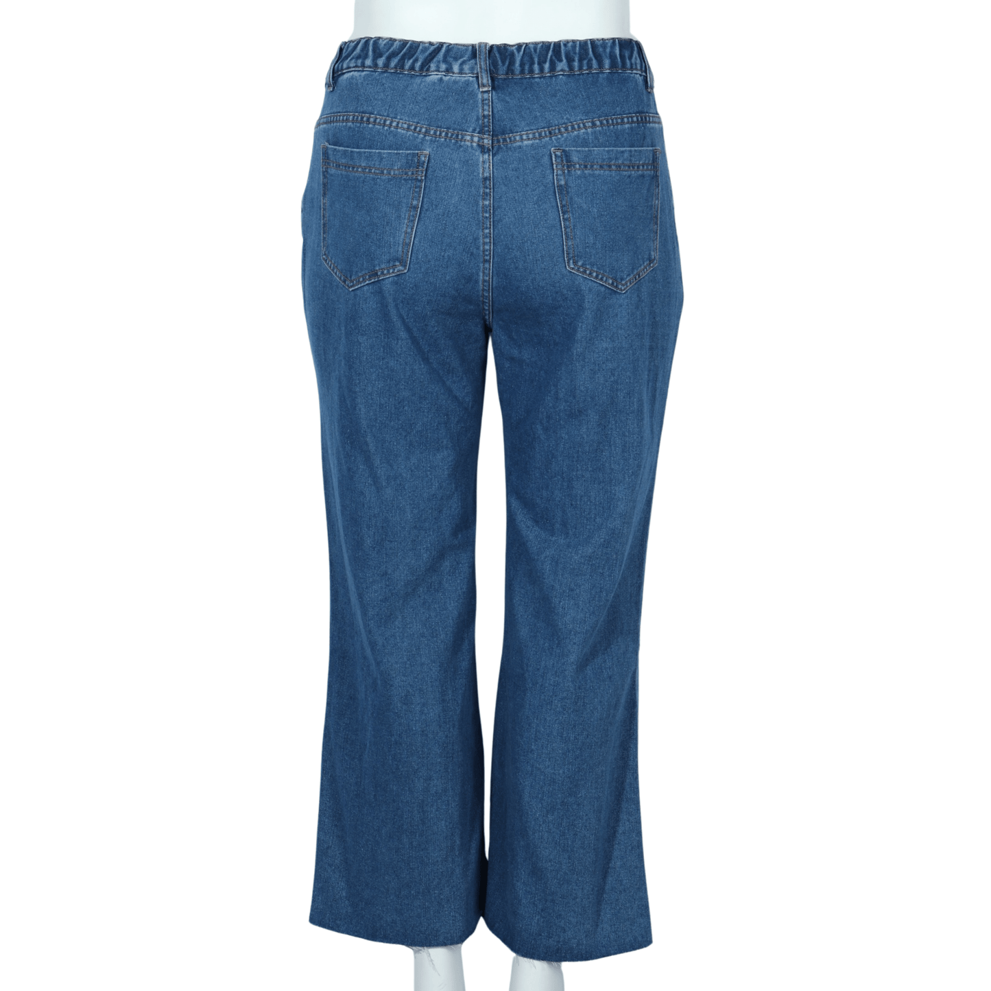 SHEIN Shein Womens Bottoms XL / Blue SHEIN - Wide Led Denim