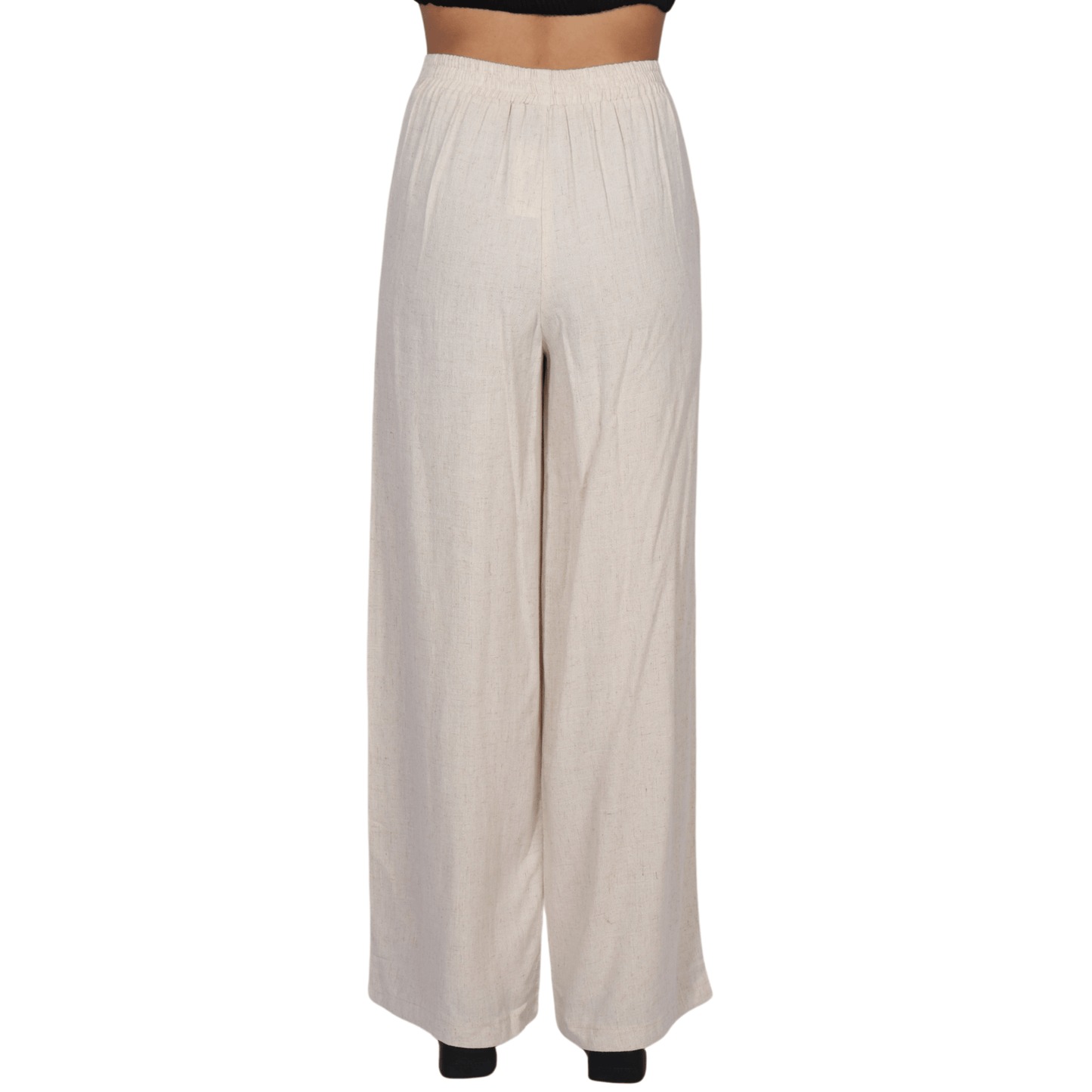 SHEIN Shein Womens Bottoms S / Beige / 36 SHEIN - Wide Leg Pants