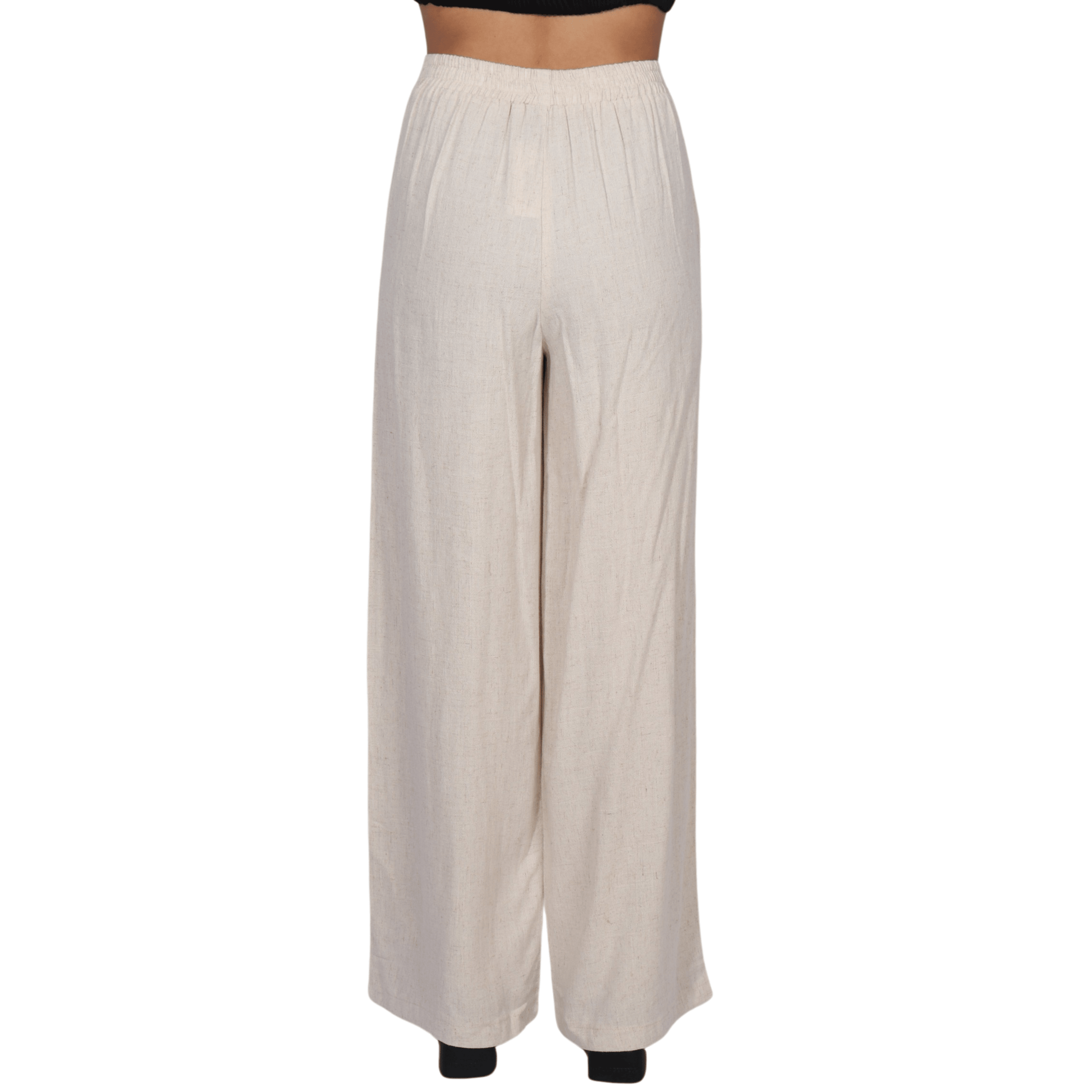 SHEIN Shein Womens Bottoms S / Beige / 36 SHEIN - Wide Leg Pants