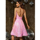 SHEIN Shein Womens Dress M / Pink SHEIN - All Over Sequins Short Dress