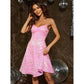 SHEIN Shein Womens Dress M / Pink SHEIN - All Over Sequins Short Dress