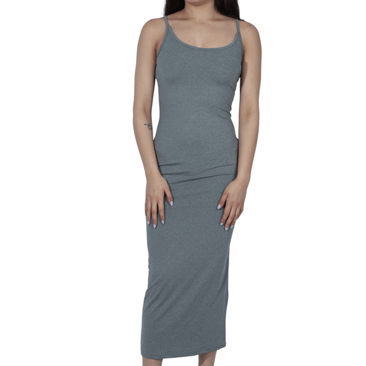 SHEIN Shein Womens Dress XS / Grey SHEIN -  BASICS Solid Cami Dress