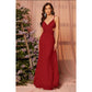 SHEIN Shein Womens Dress M / Red SHEIN - Belle Burgundy Red Solid Cut Out