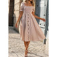 SHEIN Shein Womens Dress M / Beige SHEIN - Button Detail Dress