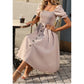 SHEIN Shein Womens Dress M / Beige SHEIN - Button Detail Dress