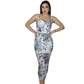 SHEIN Shein Womens Dress S / Multi-Color SHEIN - Camo design rushed side long dress