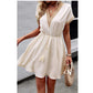 SHEIN Shein Womens Dress M / White SHEIN - Classic trim tassel belt Short dress