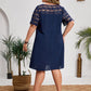 SHEIN Shein Womens Dress XXXXXL / Navy SHEIN - Dress Lace Short Design