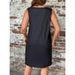 SHEIN Shein Womens Dress XXXXL / Black SHEIN - Floral Print Plus Size Tank Dress