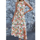 SHEIN Shein Womens Dress S / Multi-Color SHEIN - Halter Neck Sleeveless Dress