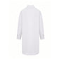 SHEIN Shein Womens Dress M / White SHEIN - Innovaria button up faux shirt short dress