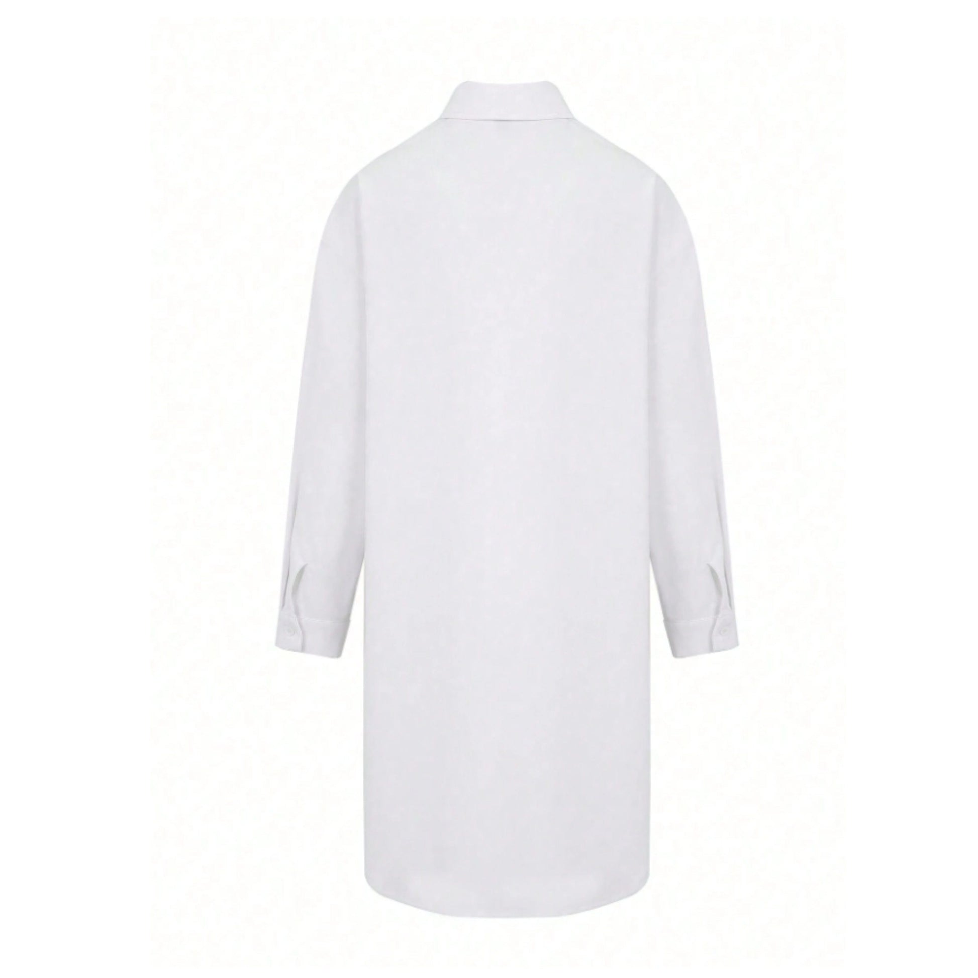 SHEIN Shein Womens Dress M / White SHEIN - Innovaria button up faux shirt short dress