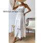 SHEIN Shein Womens Dress S / White SHEIN -  Lace Ruffle Bustier long Dress