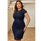 SHEIN Shein Womens Dress XXXL / Navy SHEIN - Lace Short Dress
