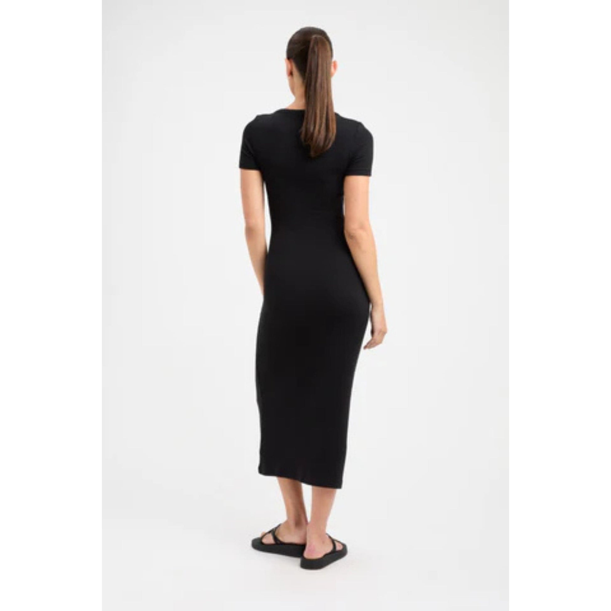 SHEIN Shein Womens Dress M / Black SHEIN - Morgan Midi Dress