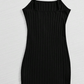 SHEIN Shein Womens Dress S / Black SHEIN -  Ribbed Cami Bodycon Mini Dress