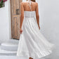 SHEIN Shein Womens Dress M / White SHEIN - Ruffle Lace  Design MID Dress