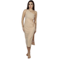 SHEIN Shein Womens Dress S / Beige SHEIN - Sexy Mid Dress