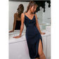 SHEIN Shein Womens Dress XS / Navy SHEIN - Simple elegant midi dress