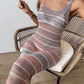 SHEIN Shein Womens Dress S / Multi-Color SHEIN - Striped Backless Coastal Dress