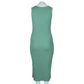 SHEIN Shein Womens Dress XL / Green SHEIN - Textured ties in front long dress